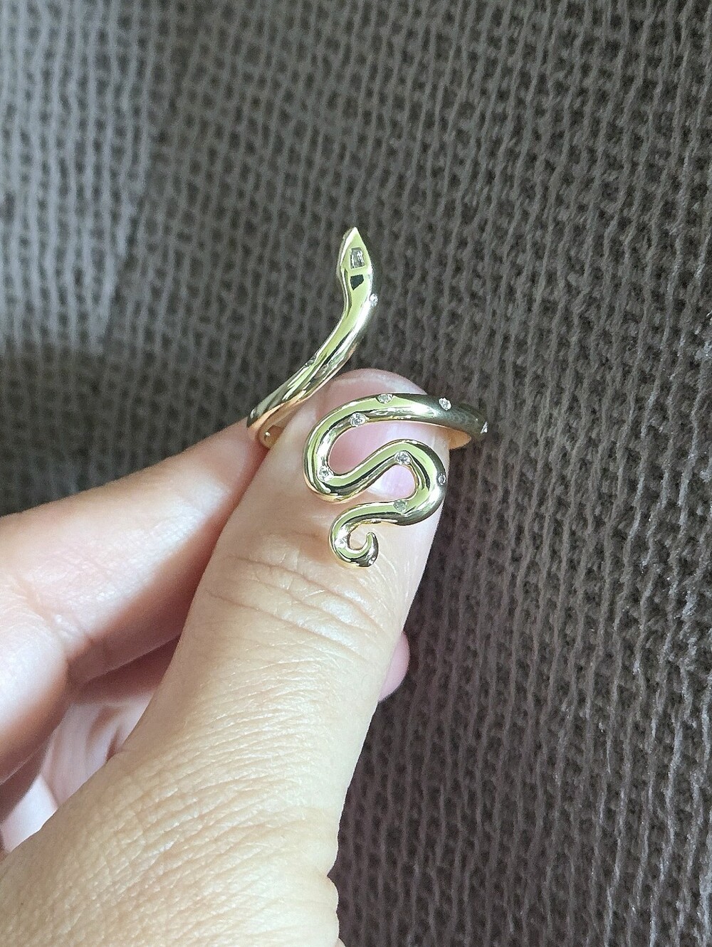 Neo Relique Gold💛 Open Ended Serpent🐍 Ring💍